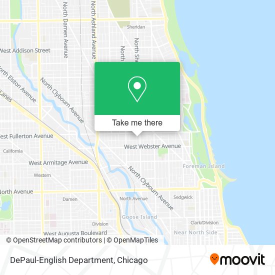 DePaul-English Department map