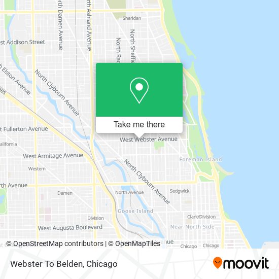 Mapa de Webster To Belden