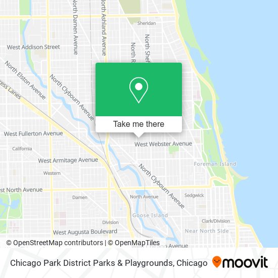 Chicago Park District Parks & Playgrounds map