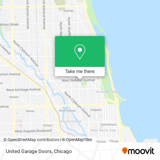 Mapa de United Garage Doors