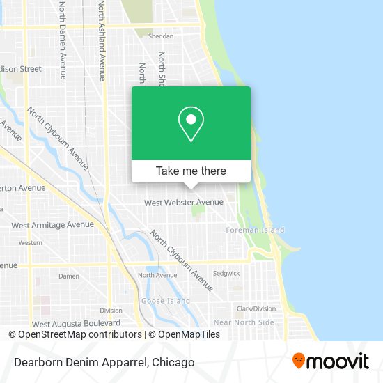 Dearborn Denim Apparrel map