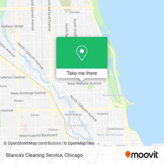 Mapa de Blanca's Cleaning Service