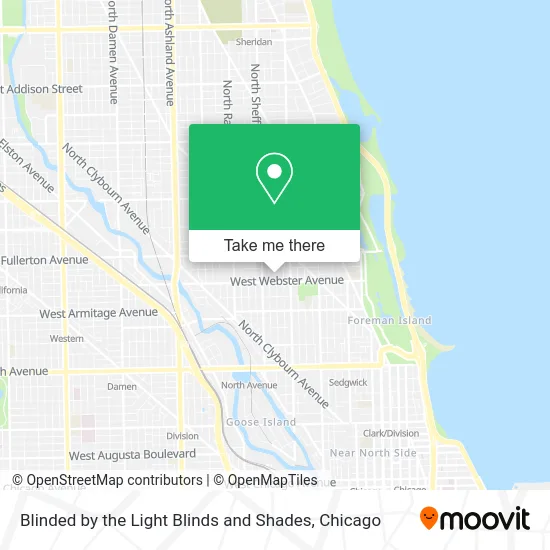 Blinded by the Light Blinds and Shades map