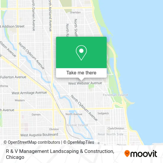 R & V Management Landscaping & Construction map