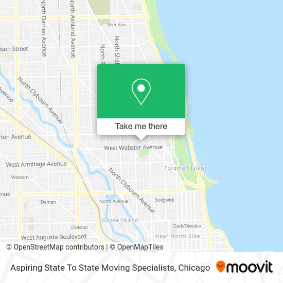 Aspiring State To State Moving Specialists map