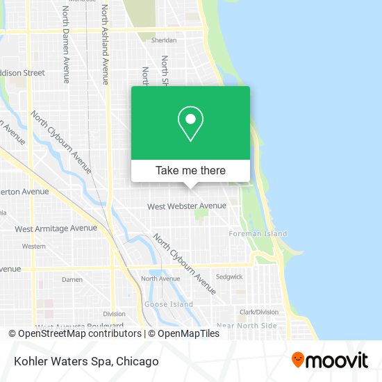 Mapa de Kohler Waters Spa