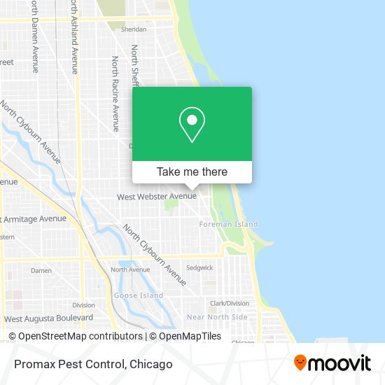 Mapa de Promax Pest Control