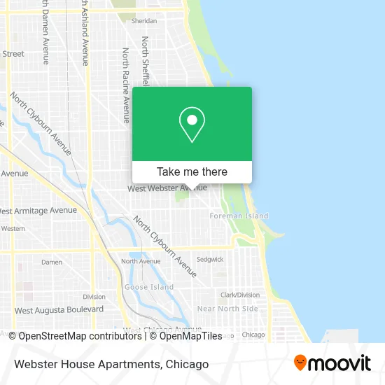Webster House Apartments map