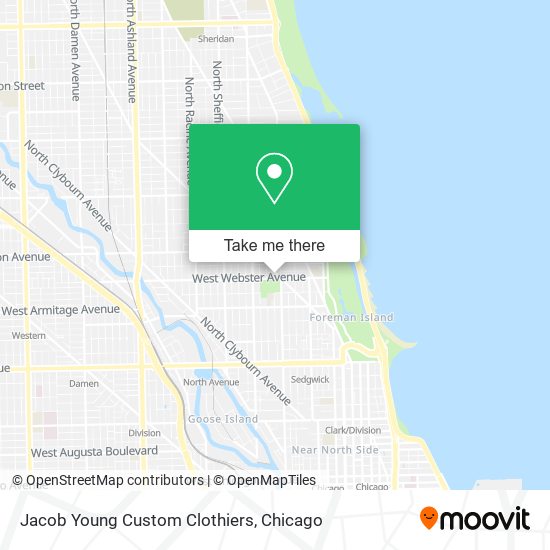 Mapa de Jacob Young Custom Clothiers
