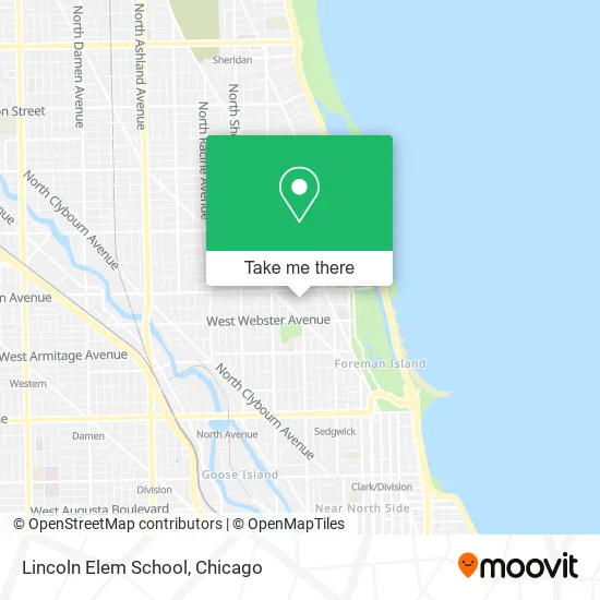 Lincoln Elem School map