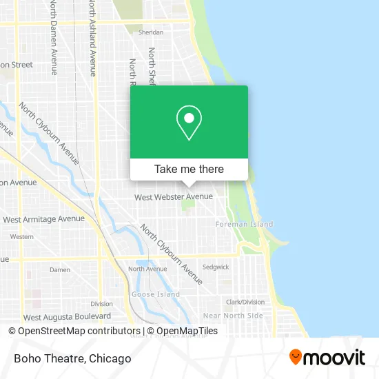 Boho Theatre map