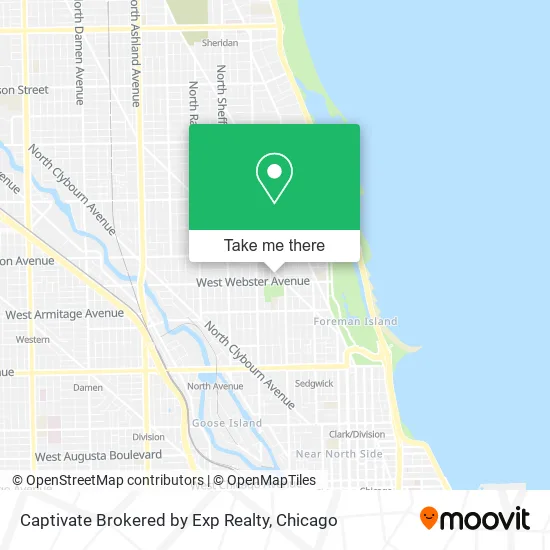 Captivate Brokered by Exp Realty map