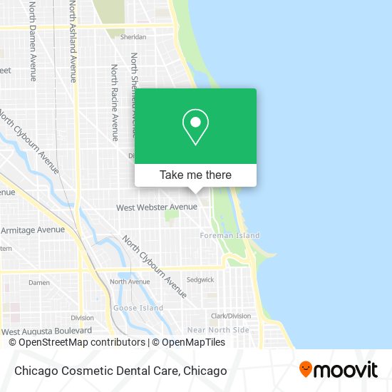Chicago Cosmetic Dental Care map