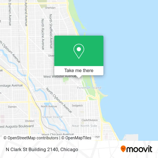 N Clark St Building 2140 map