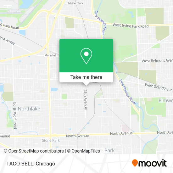 TACO BELL map