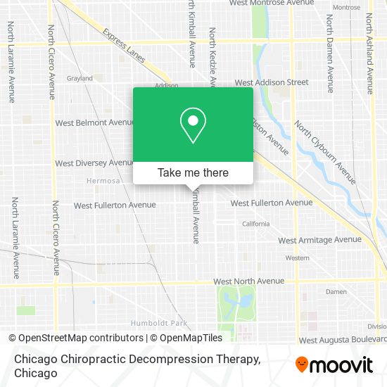 Mapa de Chicago Chiropractic Decompression Therapy