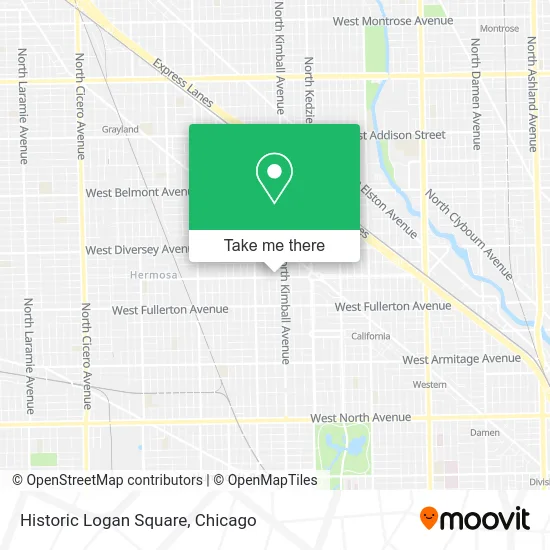Historic Logan Square map