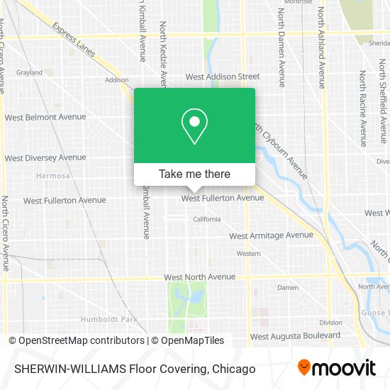 SHERWIN-WILLIAMS Floor Covering map