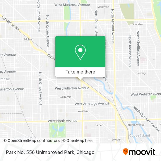 Park No. 556 Unimproved Park map