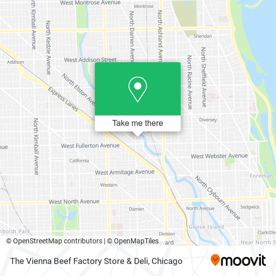 Mapa de The Vienna Beef Factory Store & Deli