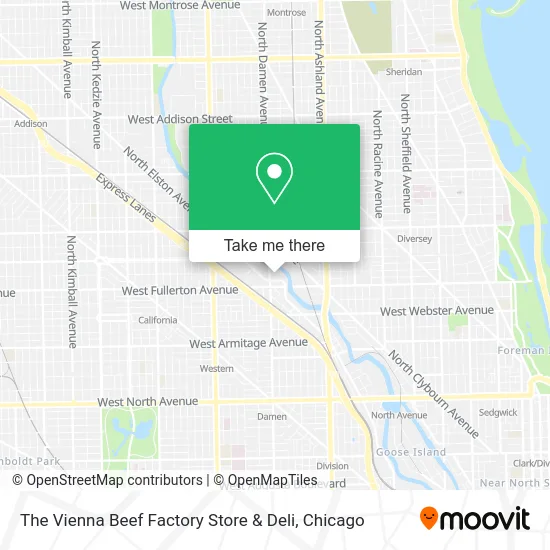 The Vienna Beef Factory Store & Deli map