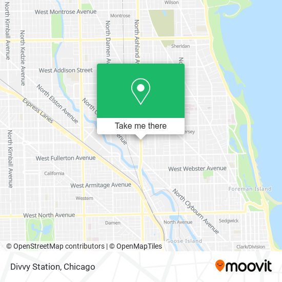 Mapa de Divvy Station