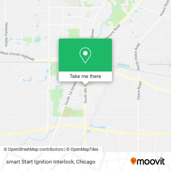 smart Start Ignition Interlock map