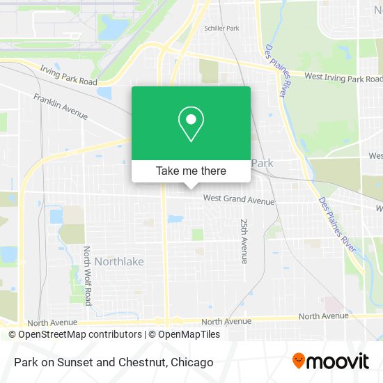 Mapa de Park on Sunset and Chestnut