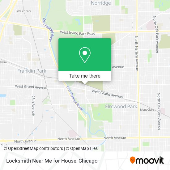 Mapa de Locksmith Near Me for House