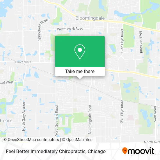 Feel Better Immediately Chiropractic map
