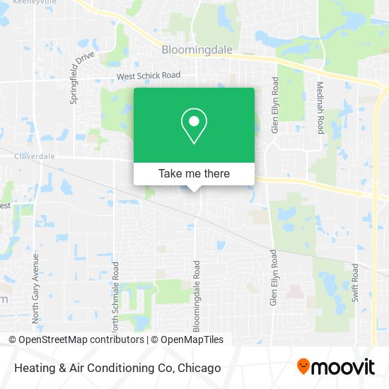 Heating & Air Conditioning Co map