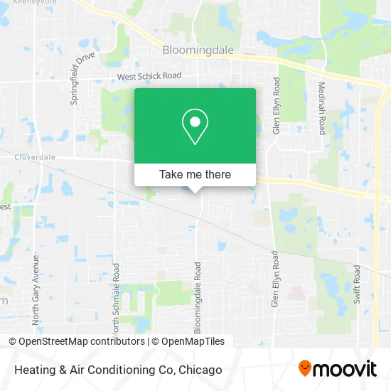 Mapa de Heating & Air Conditioning Co