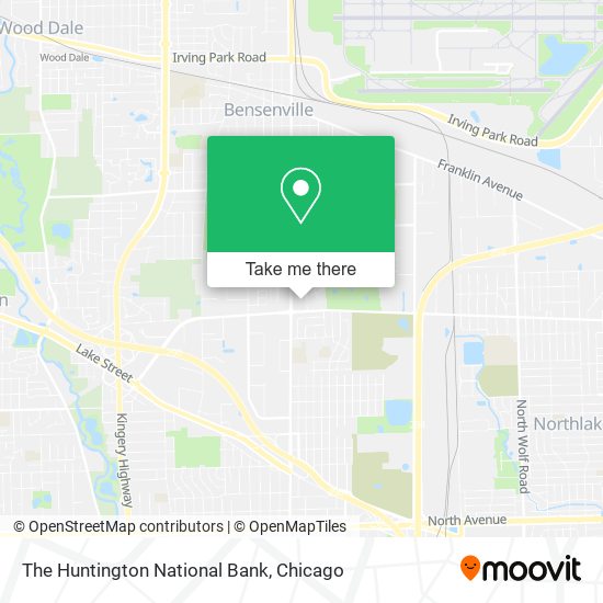 The Huntington National Bank map