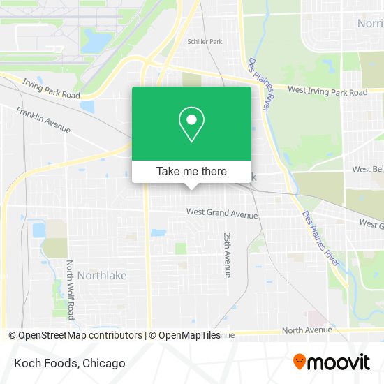 Mapa de Koch Foods
