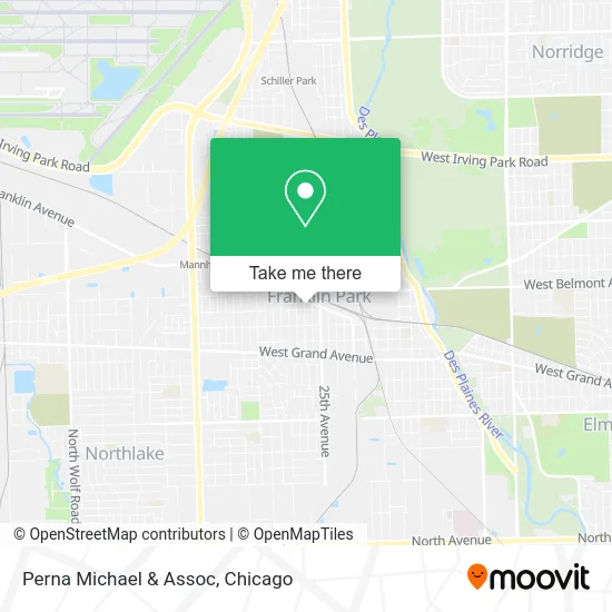 Perna Michael & Assoc map