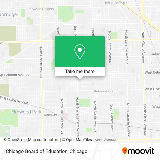 Chicago Board of Education map