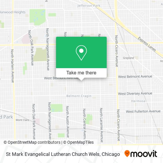 St Mark Evangelical Lutheran Church Wels map