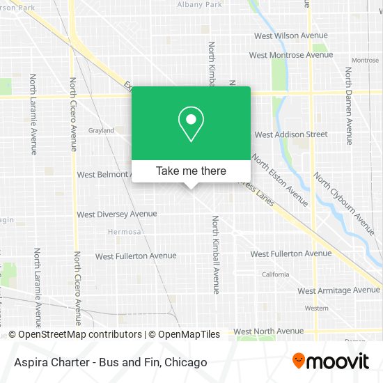 Aspira Charter - Bus and Fin map