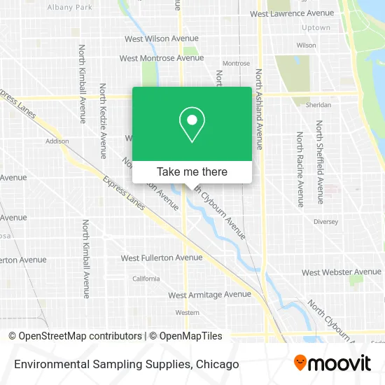 Environmental Sampling Supplies map