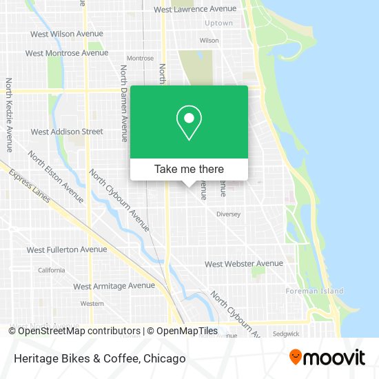 Heritage Bikes & Coffee map
