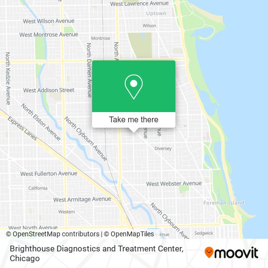 Brighthouse Diagnostics and Treatment Center map