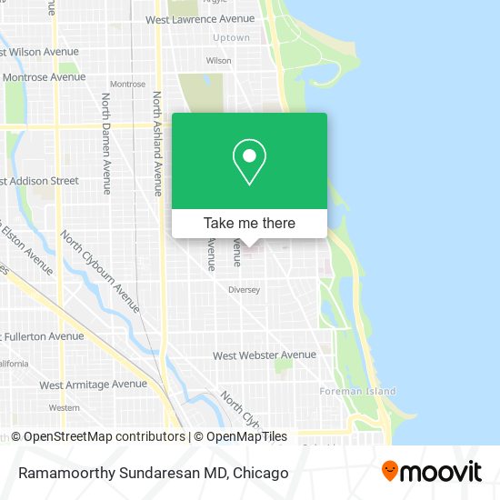 Ramamoorthy Sundaresan MD map