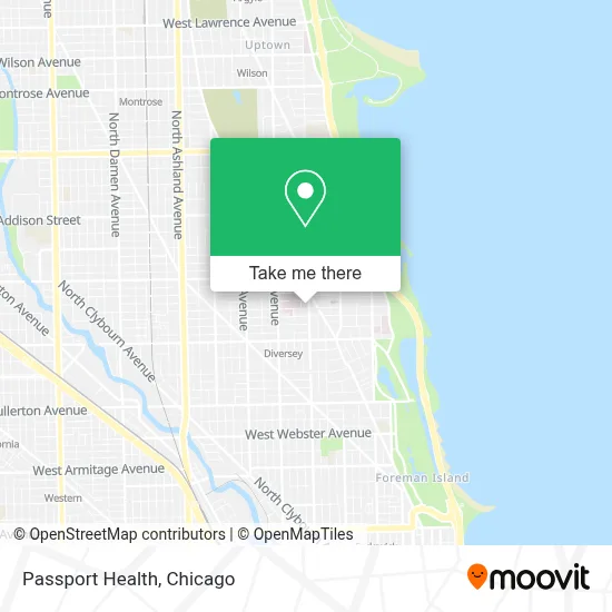 Passport Health map