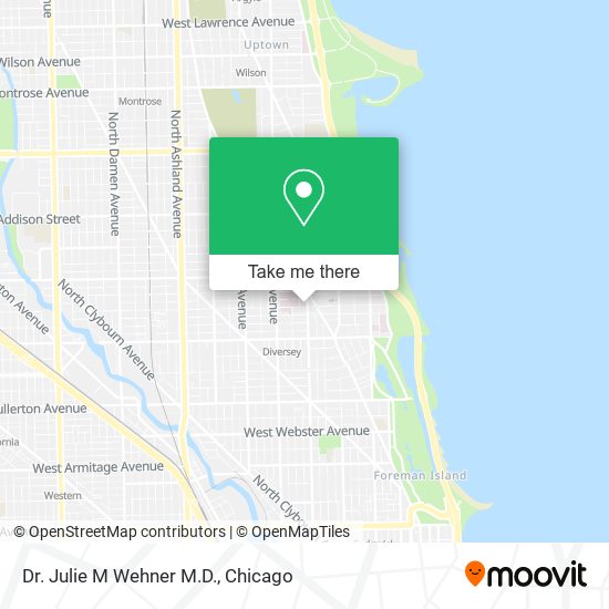 Dr. Julie M Wehner M.D. map