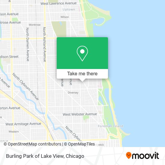 Mapa de Burling Park of Lake View