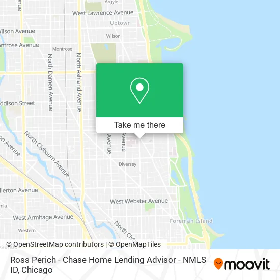 Ross Perich - Chase Home Lending Advisor - NMLS ID map