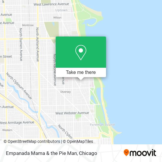 Empanada Mama & the Pie Man map
