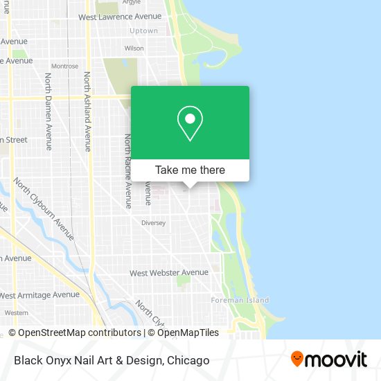 Black Onyx Nail Art & Design map
