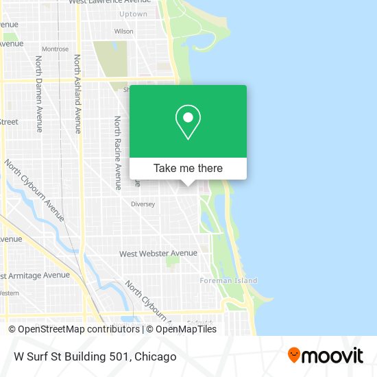 Mapa de W Surf St Building 501