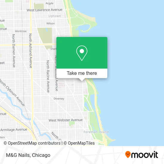 M&G Nails map